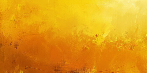 Wall Mural - yellow rough texture, yellow wall background, yellow gold paint texture
