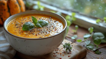 Wall Mural - Pumpkin Potage Soup