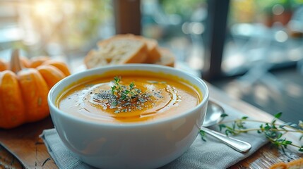 Wall Mural - Pumpkin Potage Soup