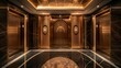 Luxurious Art Deco Elevator Interior Design