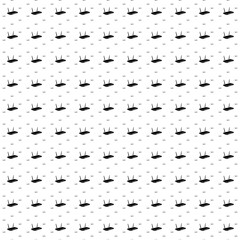 Poster - Square seamless background pattern from black router symbols are different sizes and opacity. The pattern is evenly filled. Vector illustration on white background