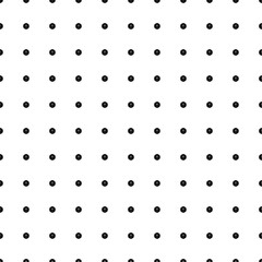 Poster - Square seamless background pattern from black warning symbols. The pattern is evenly filled. Vector illustration on white background