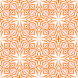 Medallion seamless pattern. Orange ravishing boho