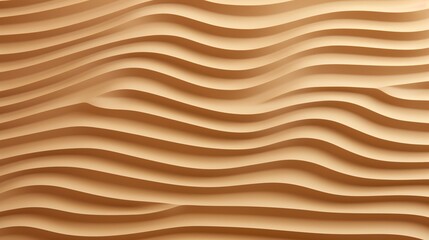  Abstract sand background with an undulating wave pattern, AI-generated.