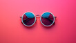 © Kateryna - Stylish sunglasses on pink background