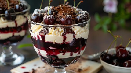 Canvas Print - Black Forest Trifle