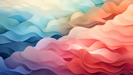 Wall Mural - bright multicolored paints, gradient transition spectrum, abstract background mixing a swirl of colors