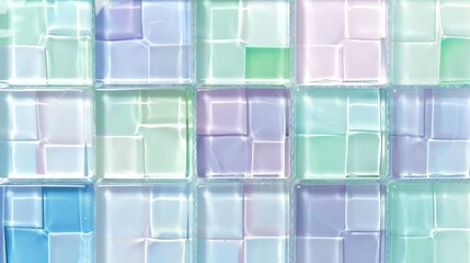 Wall Mural - abstract background with squares.