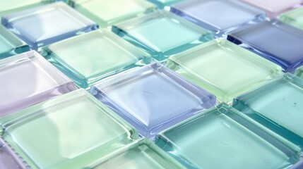Wall Mural - Abstract glassy background.