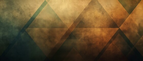 Wall Mural - Abstract background with triangles glowing creativity futuristic decoration fractal