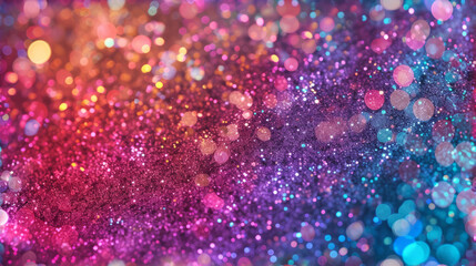 Wall Mural - vibrant glitter background with a soft bokeh effect for artistic and professional designs