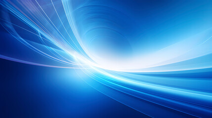 Digital blue glowing vortex lines waves abstract graphic poster web page PPT background