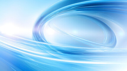 Digital blue glowing vortex lines waves abstract graphic poster web page PPT background