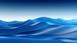 Digital blue mountains waves abstract graphic poster web page PPT background