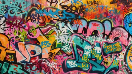  a layer of primer to the wall to create a smooth and even surface for the graffiti paint. 