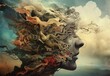 Surreal and thought-provoking imagery that explores the depths of the subconscious mind, with abstract representations of dreams, memories, emotions, and inner landscapes