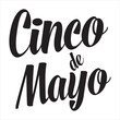 © Amit - Cinco de mayo lettering text. Traditional Mexican Holiday. Typography quote for greeting card, poster, invitation flyer. EPS 10/AI