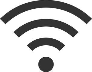 Poster - Free wi fi icon. Connection zone wifi vector symbol. Radio waves signal.