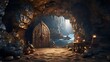 © VFX1988 - Mysterious cave has treasures hidden inside.