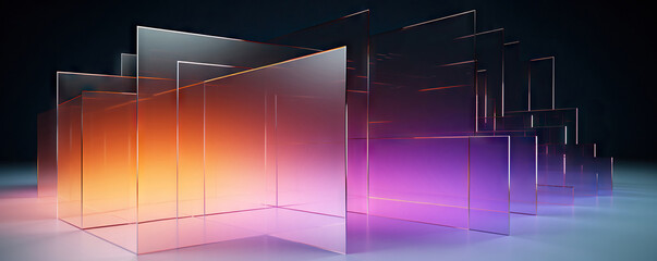 Poster - digital background for tech, ai, data, audio, graphics, and more