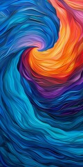 Wall Mural - abstract rainbow background