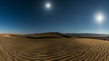 Poster - sand dunes in the desert