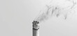 A cigarette with smoke coming out of it. Ideal for illustrating addiction or unhealthy habits