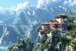 Mountainside Monastery A Sanctuary of Spirituality and Solace Nestled Among the Peaks