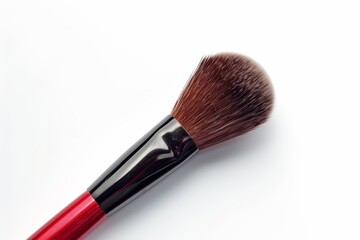 Canvas Print - Make up brush on a white surface