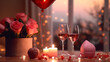 Valentine day celebration, romantic concept
