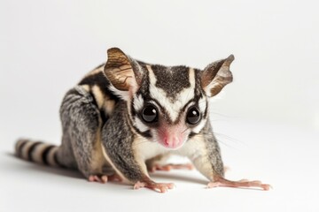 Poster - Close up of a small animal on a white surface. Suitable for various projects