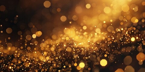 Poster - A blurred golden background suitable for various design projects