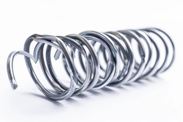Aufkleber - Close up of a metal spring, suitable for industrial concepts