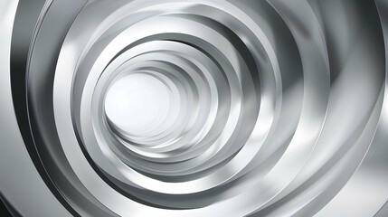 Poster - Modern abstract light silver background elegant circle shape design