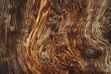 Canvas Print - Detailed close up of wood grained surface, suitable for backgrounds or textures