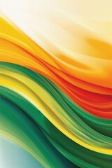 Poster - Vibrant waves of color, perfect for backgrounds and designs