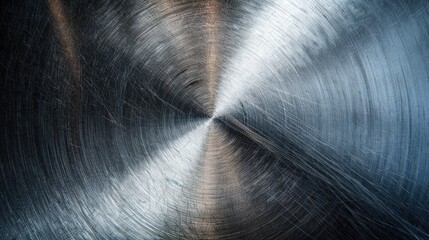 Aufkleber - Close-up of a metal plate with a circular design, suitable for industrial or abstract backgrounds