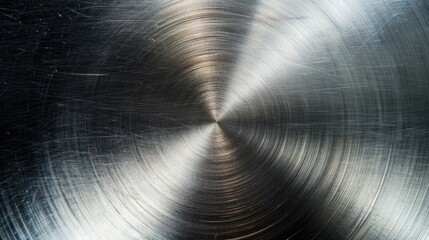 Canvas Print - Detailed close up of a metal plate with a circular design, perfect for industrial or abstract concepts