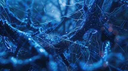 Poster - Close up of a tree with water droplets, suitable for nature and environment concepts