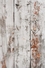 Poster - Close up of weathered wooden surface with peeling paint. Suitable for backgrounds or textures