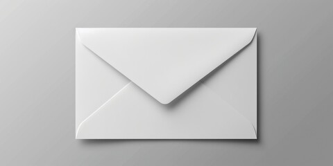 Poster - A white paper inside an open envelope. Can be used for business concepts or correspondence themes