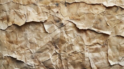 Aufkleber - Detailed close-up of a paper attached to a wall. Suitable for office or educational concepts