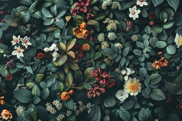 Poster - A bunch of flowers arranged together, suitable for various occasions