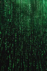 Poster - A vibrant green background filled with numbers, perfect for educational or financial concepts