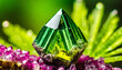 Vibrant Tourmaline: Abstract Background of Nature's Gemstone Splendor
