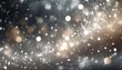 silver white glittering christmas lights blurred abstract background