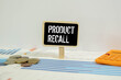Word writing text Product Recall. Business concept