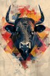 A bull's formidable strength serves as the inspiration for a unique geometric design.