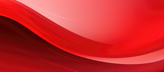 Wall Mural - Abstract backdrop in red and black showcasing sinuous waves and curves in an artistic display