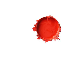 Aufkleber - Red paint splatter on Transparent Background